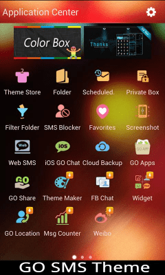 Скриншот приложения GO SMS Pro JellyB Theme - №1