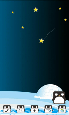 Скриншот приложения K-PENGUIN Theme GO Launcher EX - №4