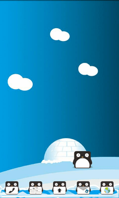Скриншот приложения K-PENGUIN Theme GO Launcher EX - №5