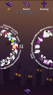 Скриншот приложения Hallowee Theme GO Launcher EX - №3