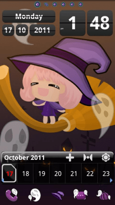 Скриншот приложения Hallowee Theme GO Launcher EX - №4