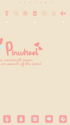 Скриншот приложения Pinwheel Theme GO Launcher EX - №6