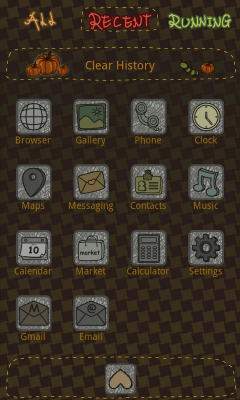 Скриншот приложения Trick Theme GO Launcher EX - №4