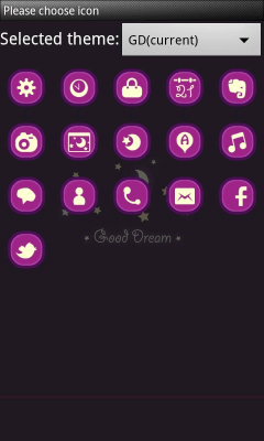 Скриншот приложения GD GO LauncherEX Theme - №4