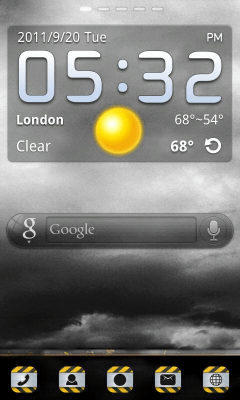 Скриншот приложения DIRT Theme GO Launcher EX - №7