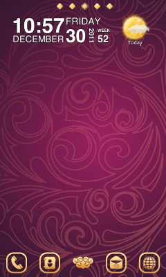 Скриншот приложения NewYear V Theme GO Launcher EX - №7