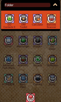 Скриншот приложения SheepZ Theme GO Launcher EX - №3