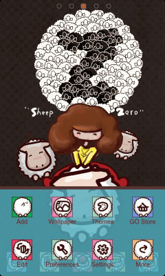 Скриншот приложения SheepZ Theme GO Launcher EX - №6