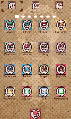 Скриншот приложения SheepZ Theme GO Launcher EX - №7