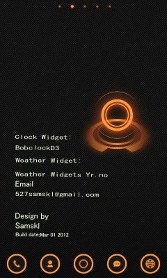Скриншот приложения Z.Halo GO Launcher Ex Theme - №4