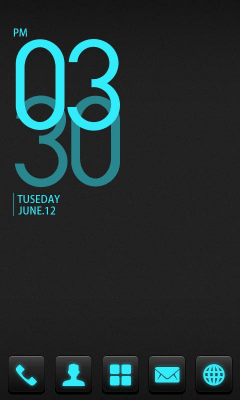 Скриншот приложения Cyrix GO LauncherEX Theme - №7