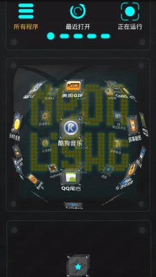 Скриншот приложения Neonlight Theme GO Launcher EX - №2