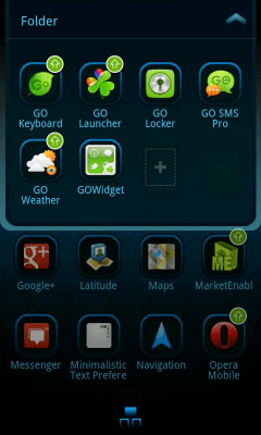 Скриншот приложения Lattice GO LauncherEX Theme - №1