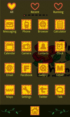 Скриншот приложения mooncake Theme GO Launcher EX - №4