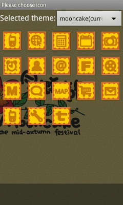 Скриншот приложения mooncake Theme GO Launcher EX - №5