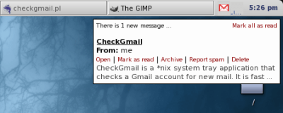 Скриншот приложения CheckGmail - №1