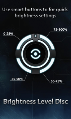 Скриншот приложения Brightness Level Disc - №1