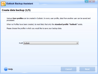 Скриншот приложения Outlook Backup Assistant - №4