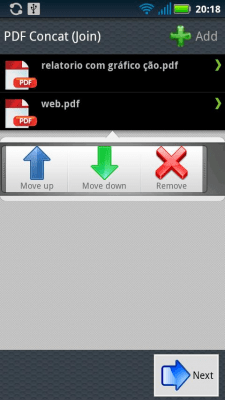 Скриншот приложения PDF Join - №3