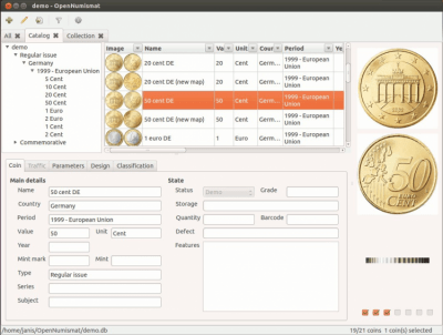 Скриншот приложения OpenNumismat - №1