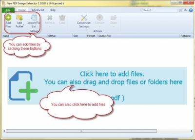 Скриншот приложения PDF Image Extractor - №3