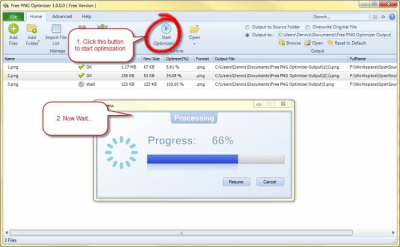 Скриншот приложения Free PNG Optimizer - №3