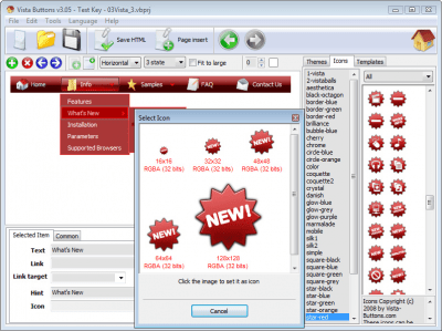 Скриншот приложения Vista Buttons - №2
