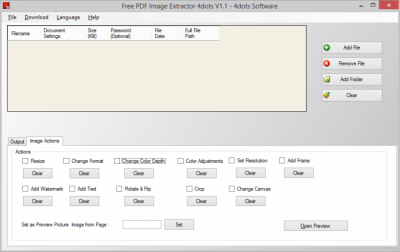 Скриншот приложения Free PDF Image Extractor - №1