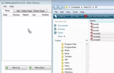Скриншот приложения Free PDF Splitter Merger 4dots - №3