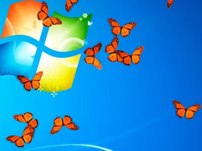 Скриншот приложения Butterfly On Desktop - №1