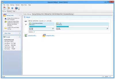 Скриншот приложения Macrium Reflect Free - №1
