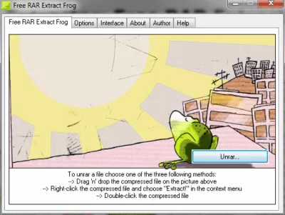 Скриншот приложения Free RAR Extract Frog - №1