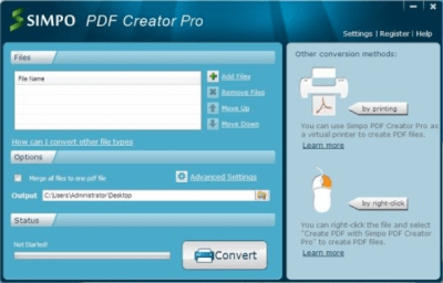 Скриншот приложения Simpo PDF Creator Pro - №1