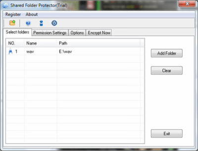 Скриншот приложения Shared Folder Protector - №1
