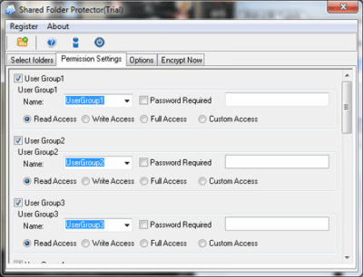 Скриншот приложения Shared Folder Protector - №2
