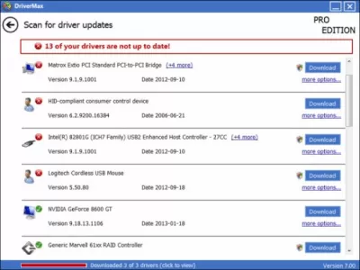 Скриншот приложения DriverMax - №2