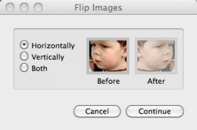 Скриншот приложения BatchFlipImages for Mac - №1
