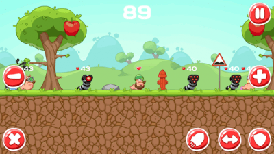 Скриншот приложения Война Червячков - №3