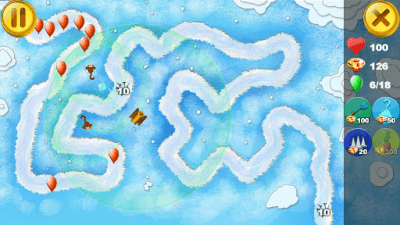 Скриншот приложения Monkey Balloon Tower Defense - №5