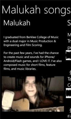 Скриншот приложения Malukah songs - №2