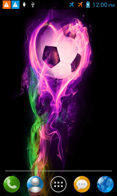 Скриншот приложения Fire soccer ball - №1