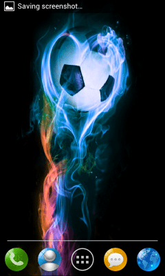 Скриншот приложения Fire soccer ball - №2