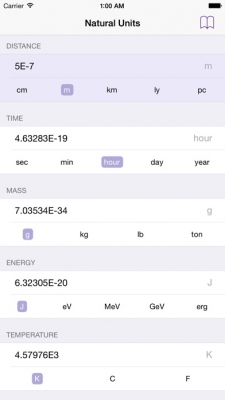 Скриншот приложения Natural Units - №3