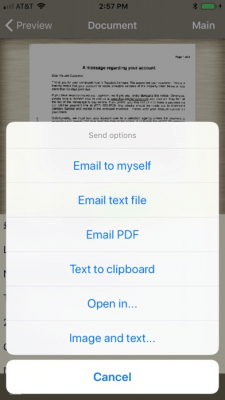 Скриншот приложения ТурбоСкан + - №5