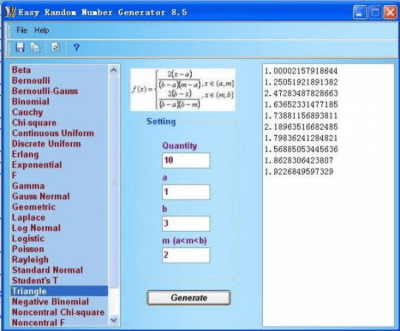 Скриншот приложения Easy Random Number Generator - №1