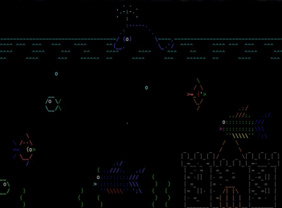 Скриншот приложения ASCIIQuarium - №1