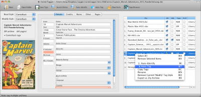 Скриншот приложения ComicTagger - №1