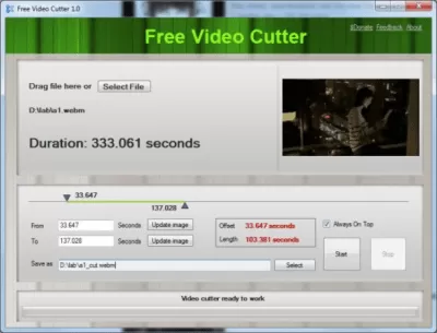 Скриншот приложения Free Video Cutter - №1