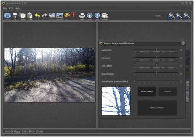 Скриншот приложения FotoSketcher Portable - №2