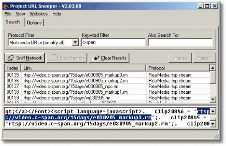 скачать URL Snooper Portable 2.32.01 — официальная версия файла, без вирусо...